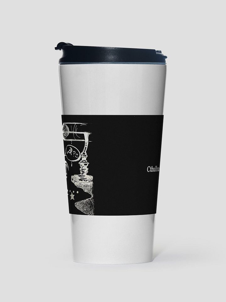 Cthulhu Swims Left Travel Mug product image (1)