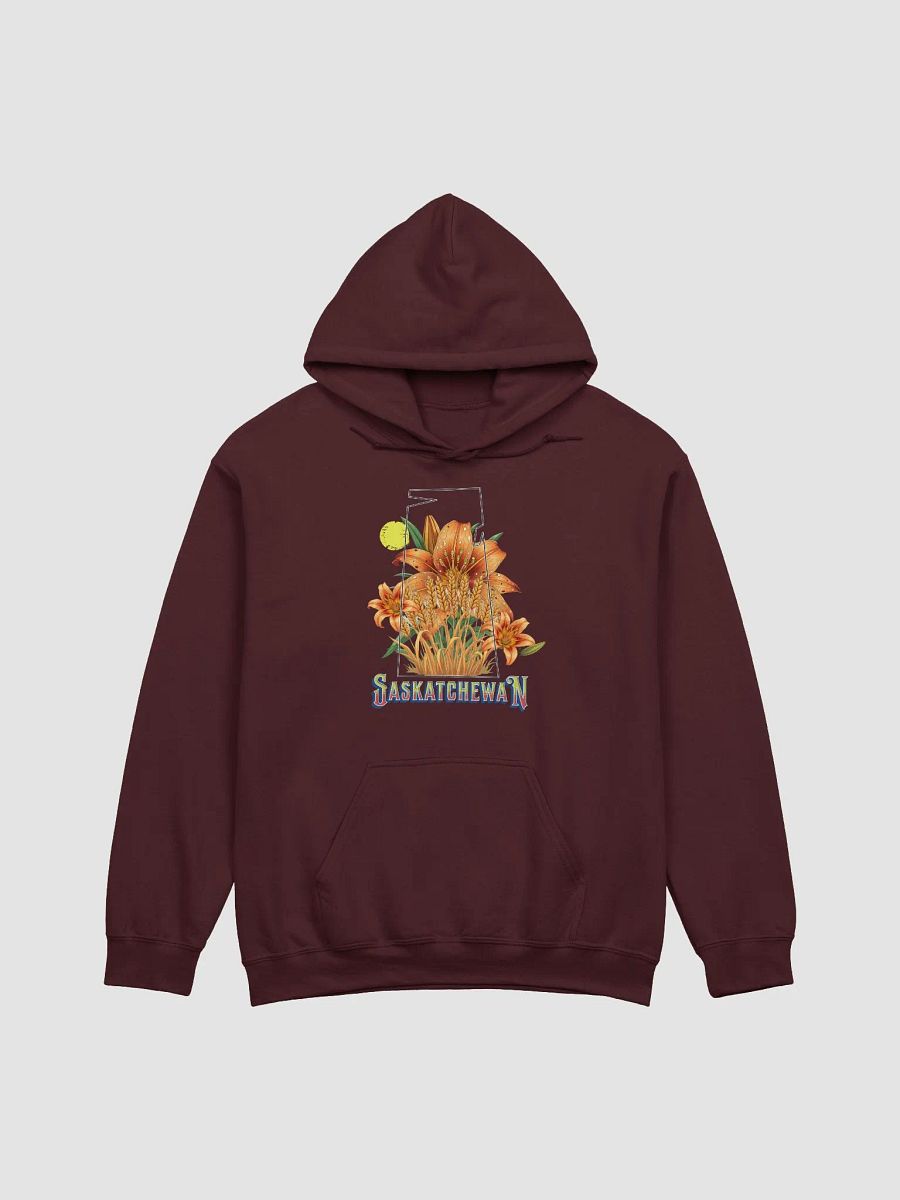 Saskatchewan Province Lily Floral Harmony Hoodie product image (9)