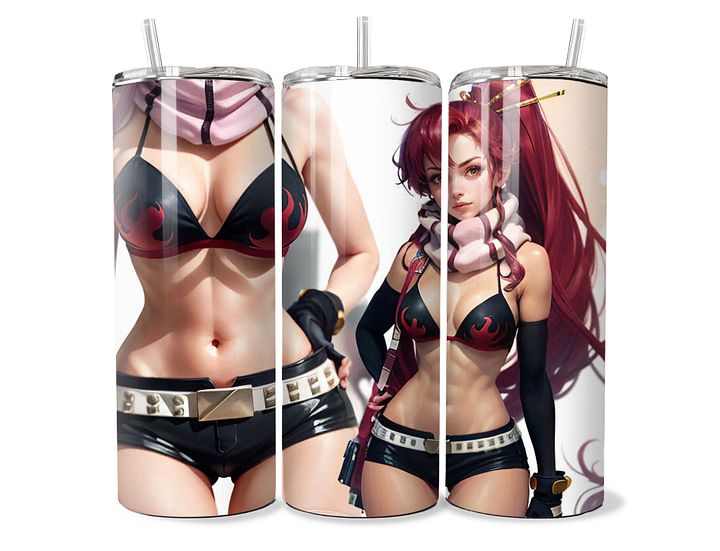 Yoko Littner 20 oz Stainless Steel Tumbler – Bold and Fiery product image (1)