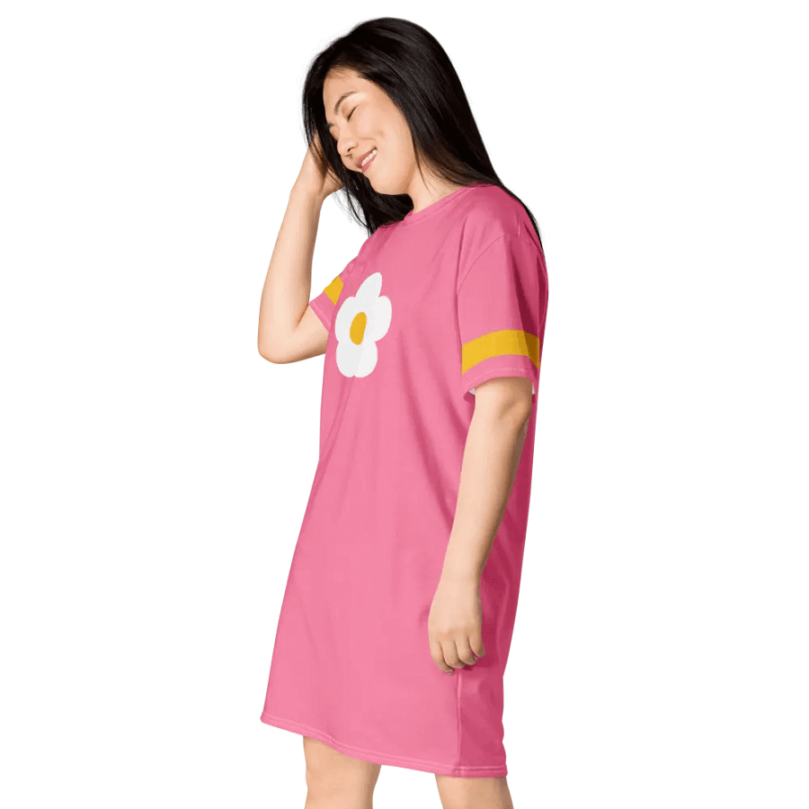 Flower-Print Shirt Dress Pink product image (3)