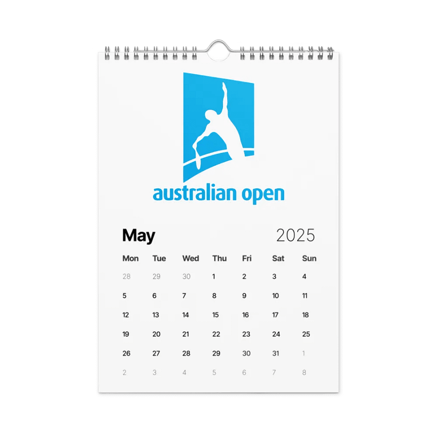 2025 Australian Open Wall Calendar product image (10)