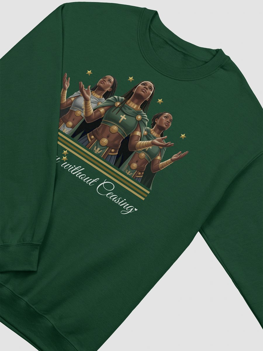 Faithful Warriors Christian Women Gildan Sweatshirt. product image (3)