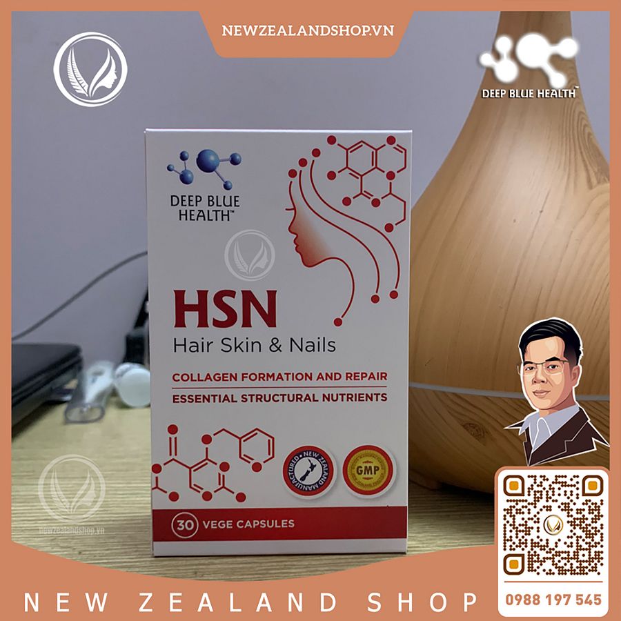 Viên uống trị mụn, dưỡng móng, ngăn rụng tóc Deep Blue Health HSN 30 viên product image (2)