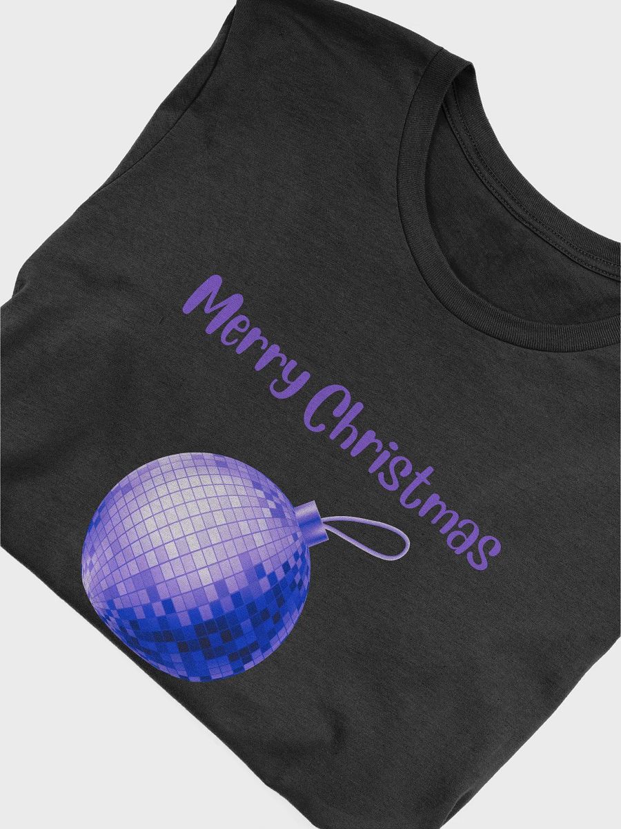 Dazzling Christmas Mirrorball Bauble with I Hope it Shines just for You T-Shirt - Purple product image (10)