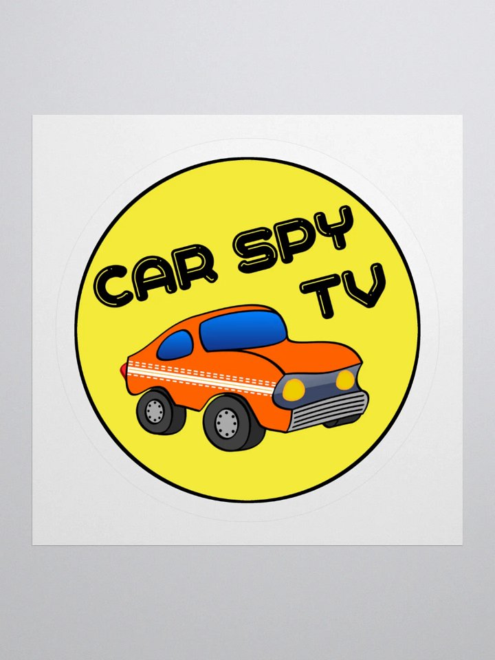 Sticky Sticker: CarSpyTV Logo product image (2)