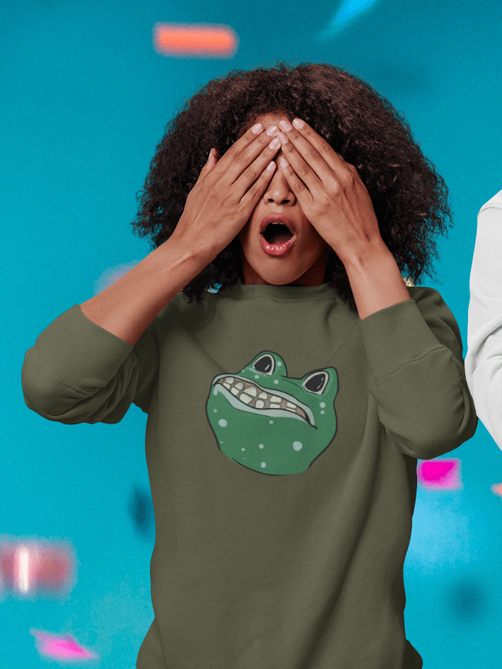 Shitterfrog classic sweatshirt product image (1)