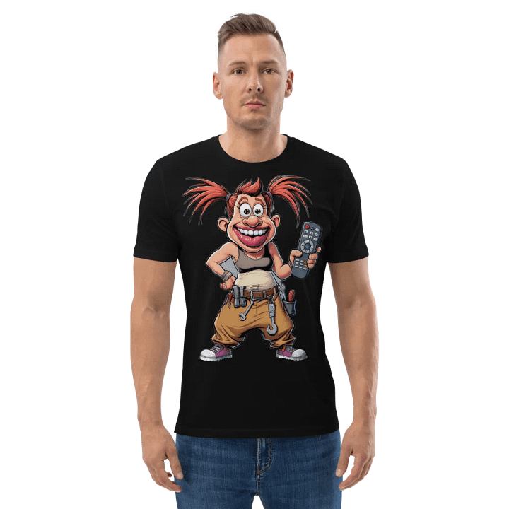 Playful Cartoon Character Organic Cotton T-Shirt product image (7)