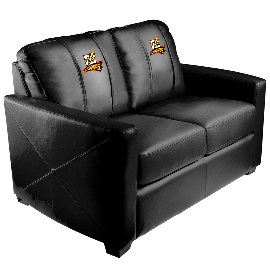 Silver Loveseat with Zappers Logo product image (1)