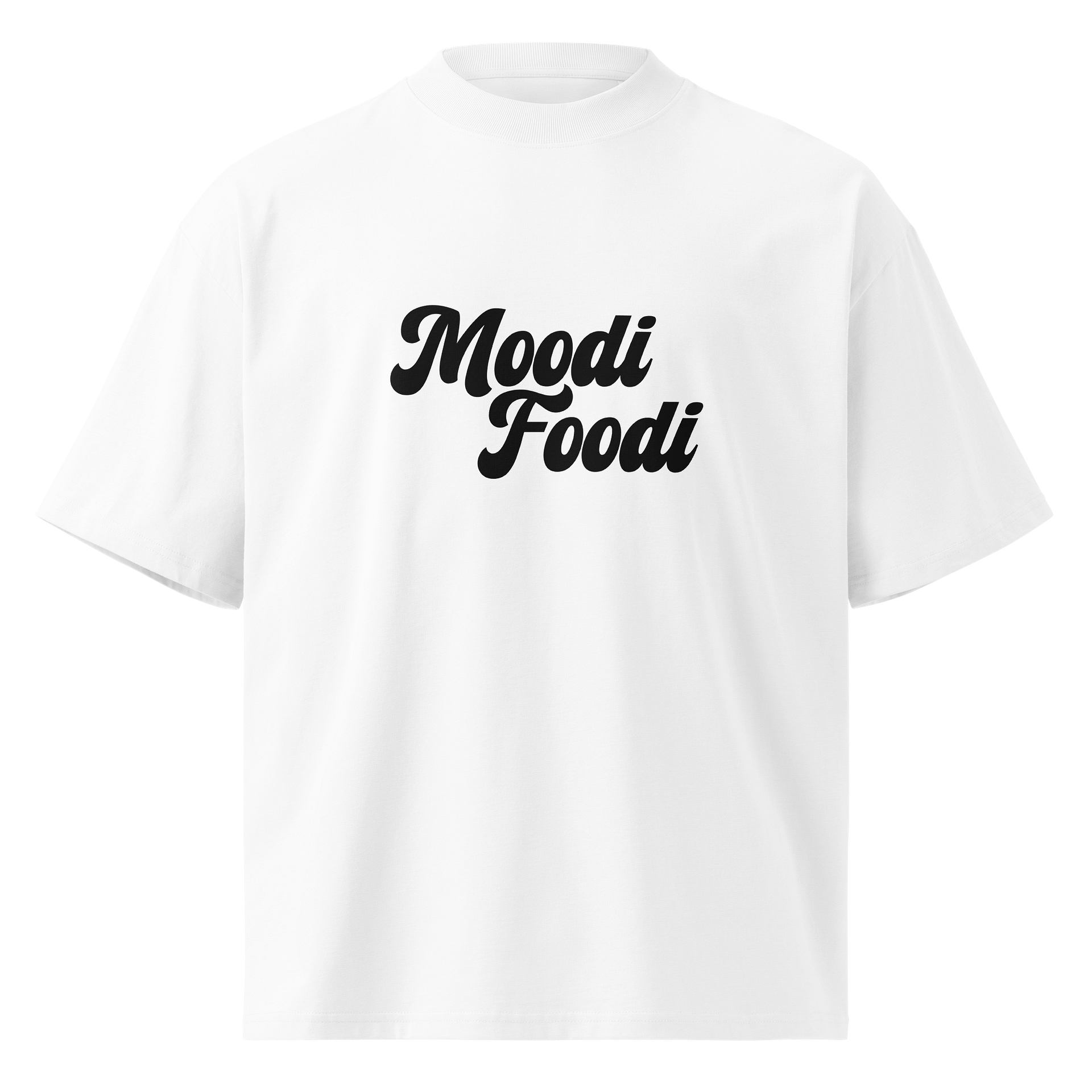 Moodi Foodi Originals – Organic Oversized Tee – Natural Feel - Black Pepper product image (1)