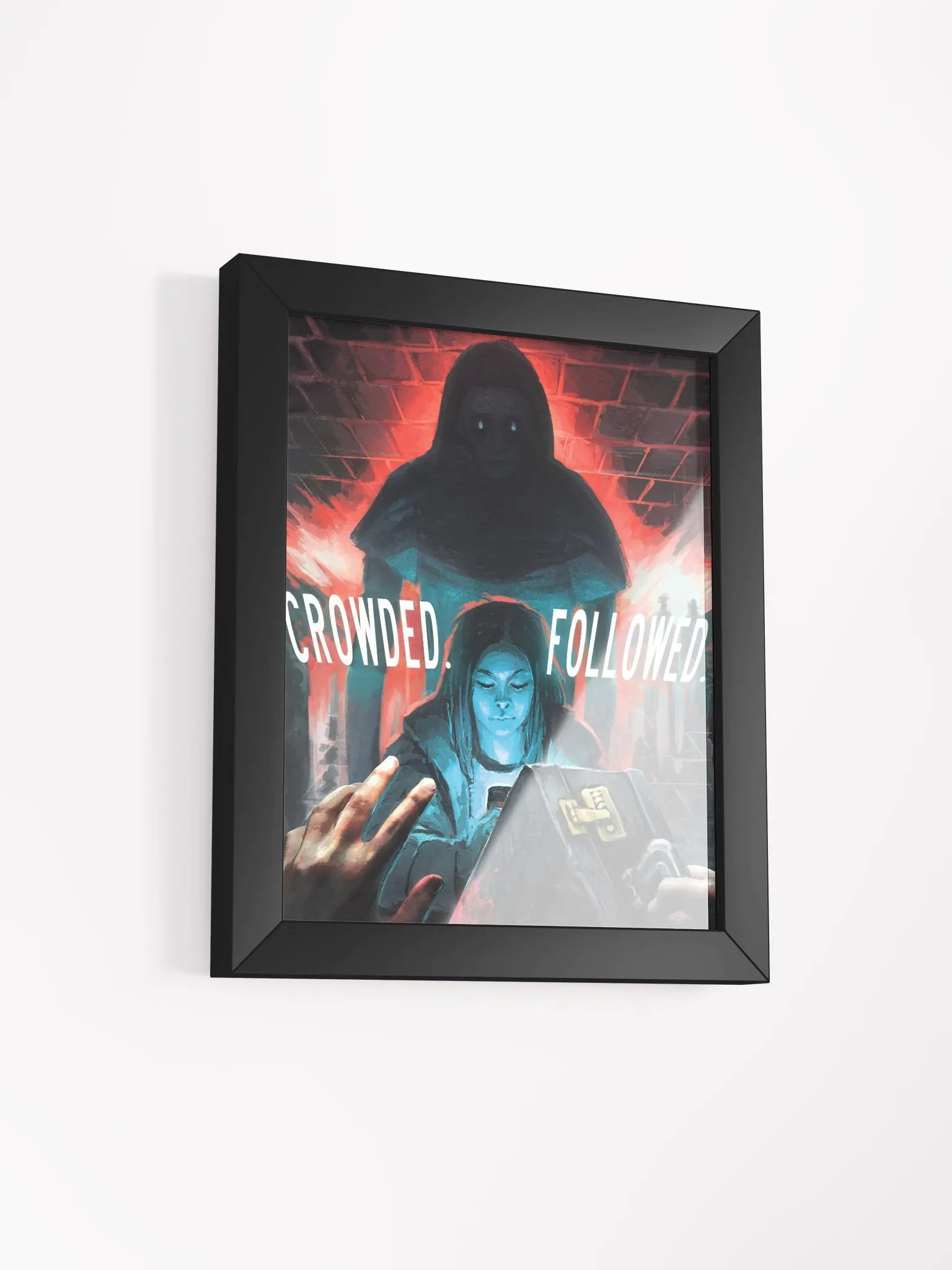CROWDED. FOLLOWED. Framed Poster product image (13)
