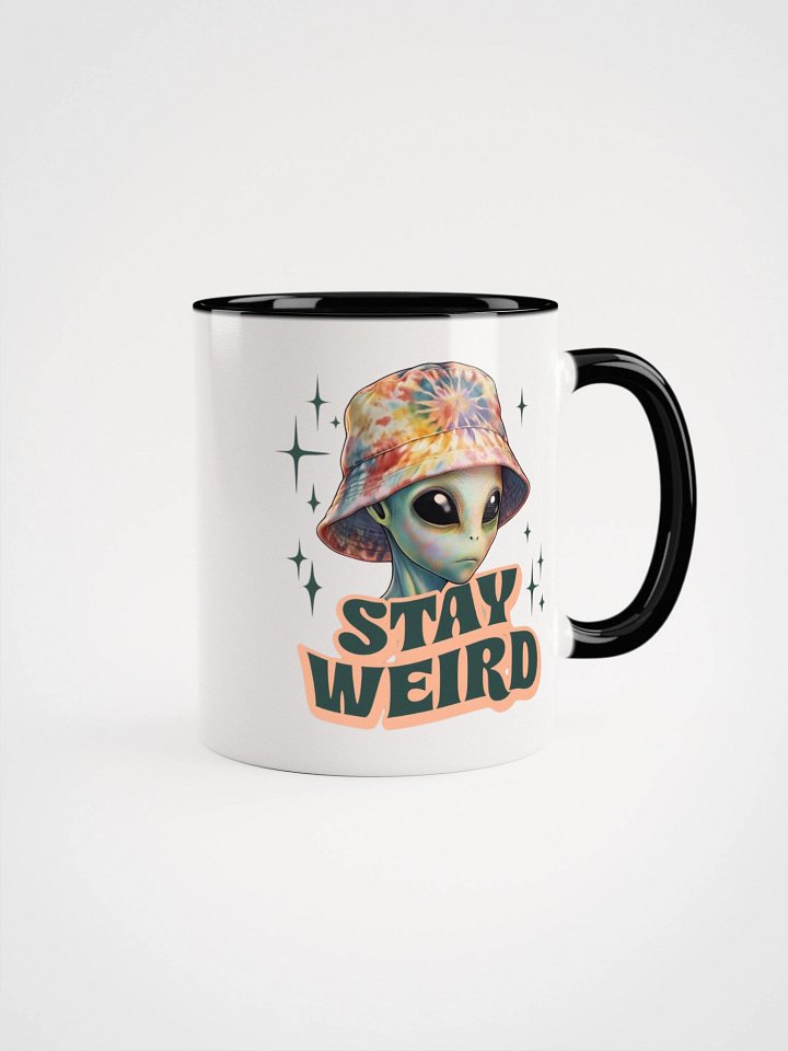 Stay Weird Alien Tie-Dye Mug product image (4)