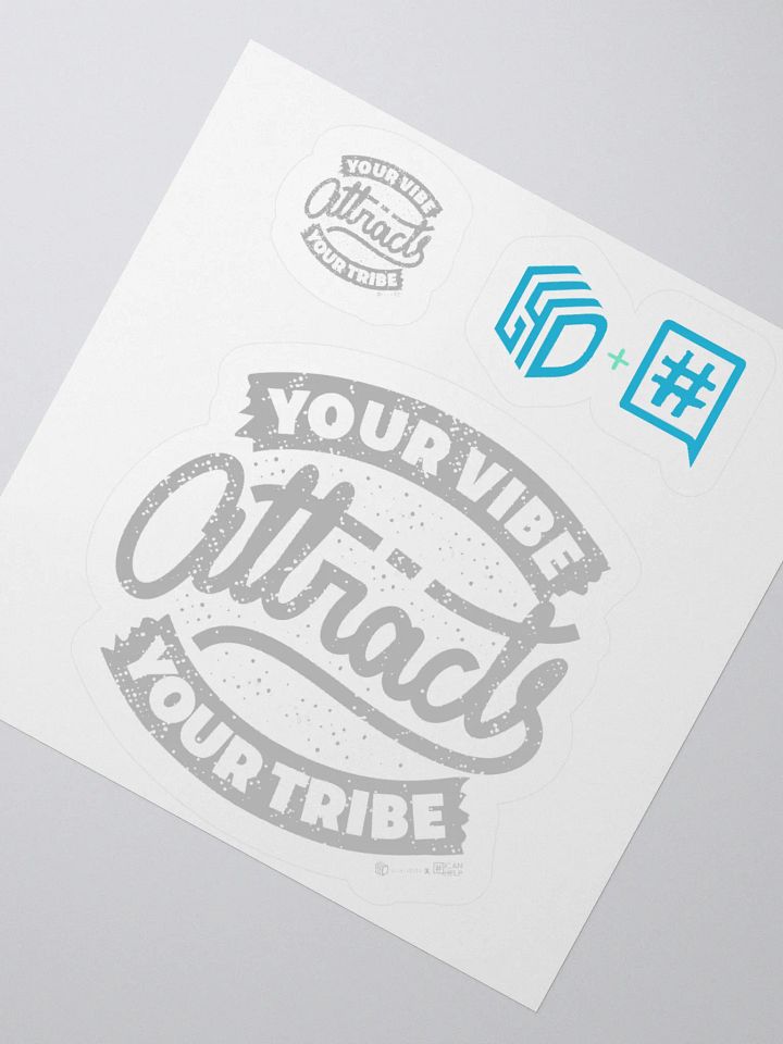 Your Vibe Attracts Your Tribe Stickers product image (5)