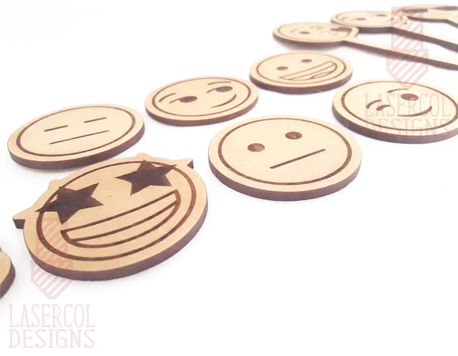 Emojis Set 2 - Laser Cut Files product image (4)