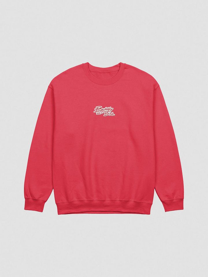 Bubbly and a B*tch embroidered crewneck (monochrome red) product image (2)