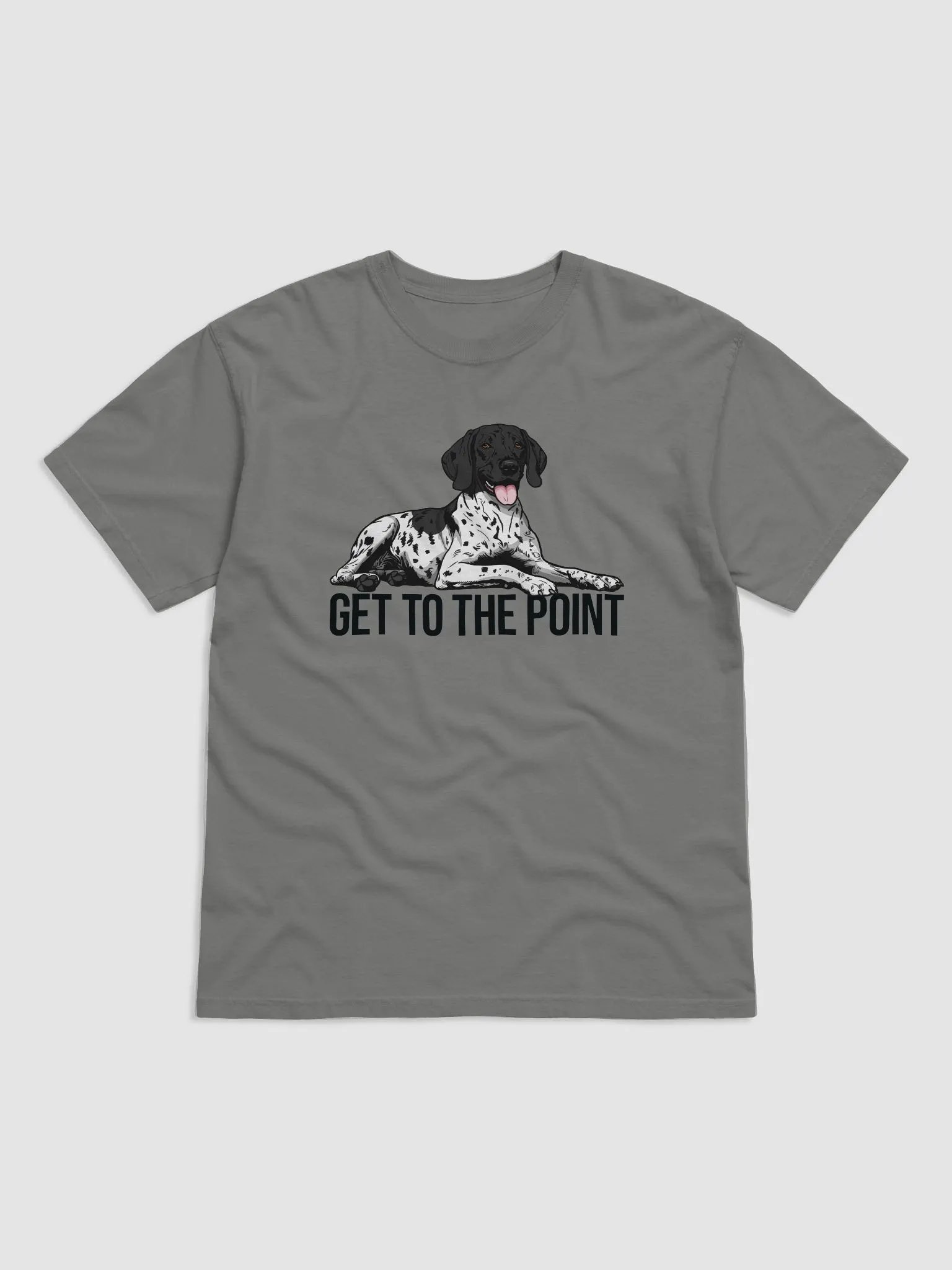 Get to the Point T-Shirt of a German Shorthaired Pointer(Black Roan) | Funny T-Shirt for GSP Paw-rents product image (13)