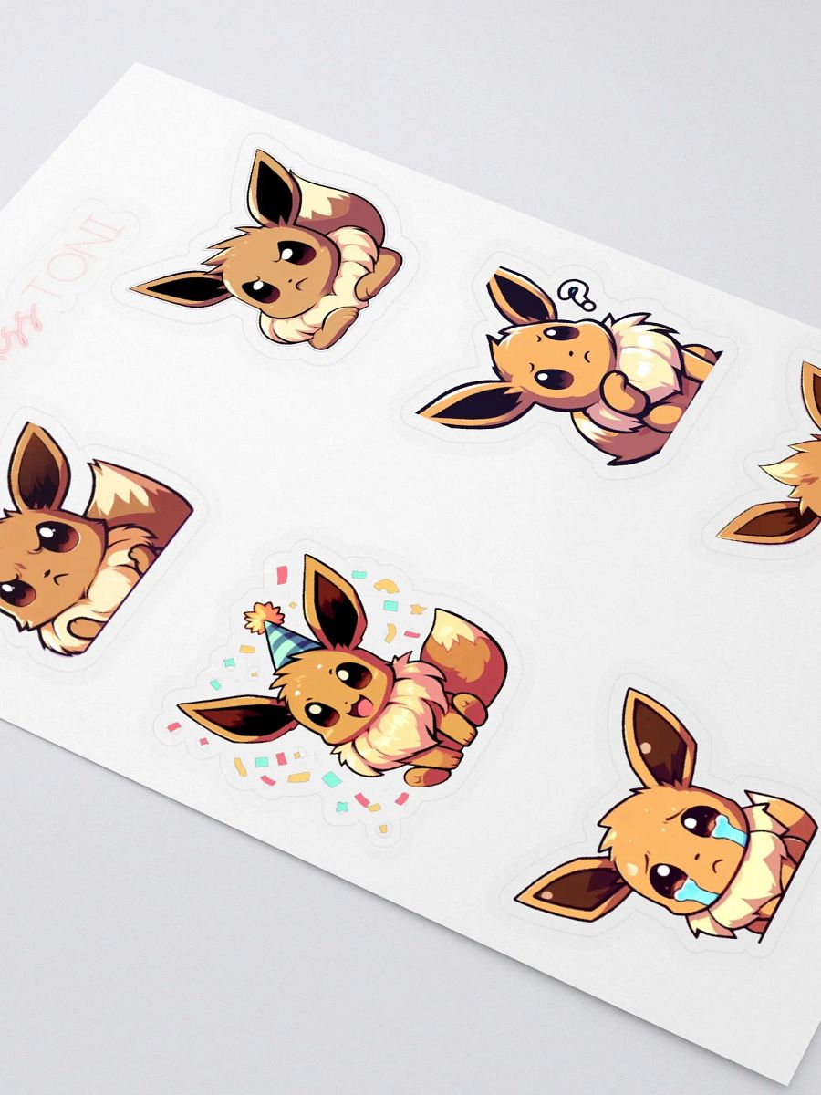 Eevee sticker sheet 1 product image (2)