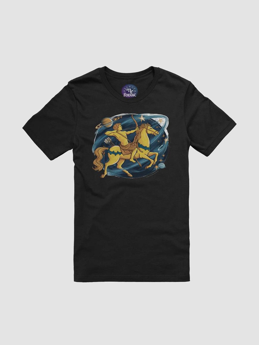 Sagittarius Zodiac Unisex Supersoft T-Shirt - Cosmic Archer Design product image (4)
