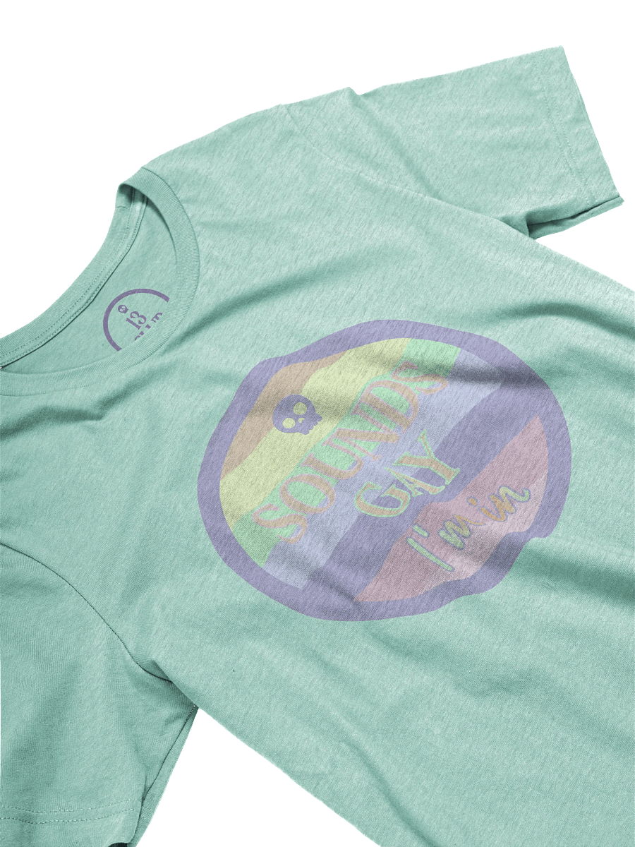 Sounds Gay T-Shirt (Lilac Design) product image (4)