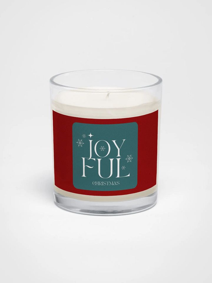 Joyful Christmas Soy Wax Candle product image (1)
