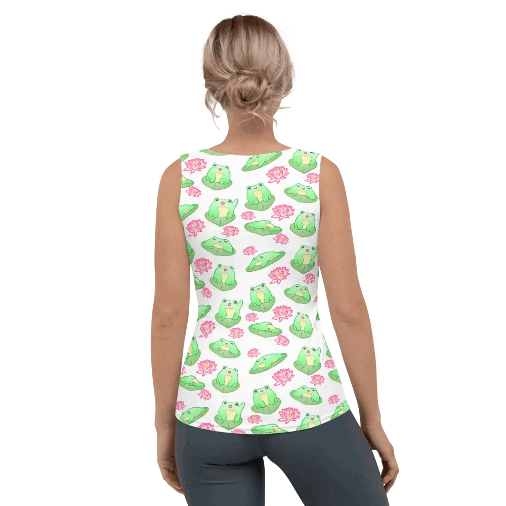Kawaii Froggie Slim Tank product image (2)