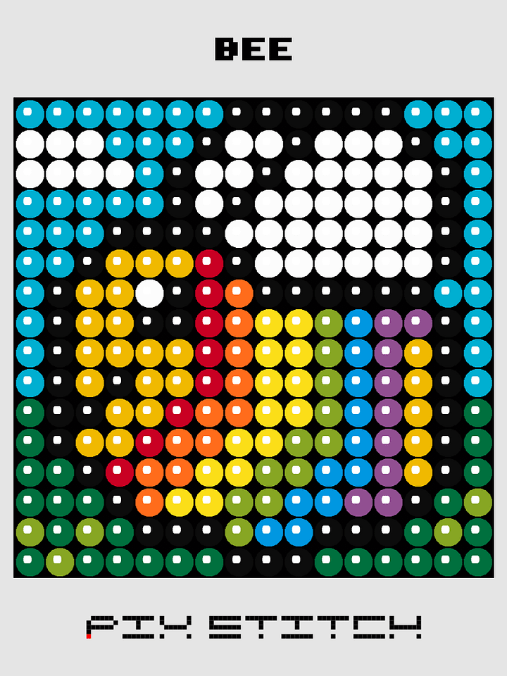 Bee Pixel Art product image (1)
