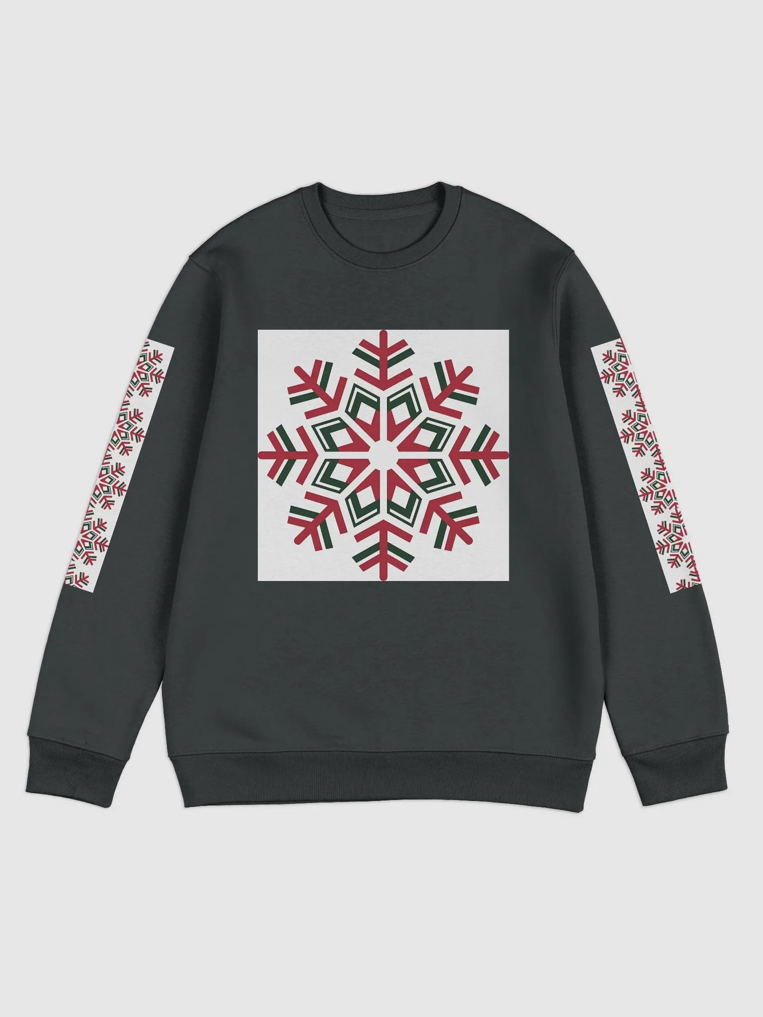 Modern Snowflake Symmetry Eco Sweatshirt product image (1)