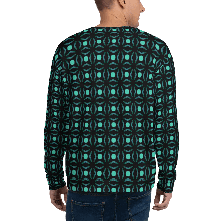 Abstract Repeating Values Unisex All Over Print Sweatshirt product image (4)