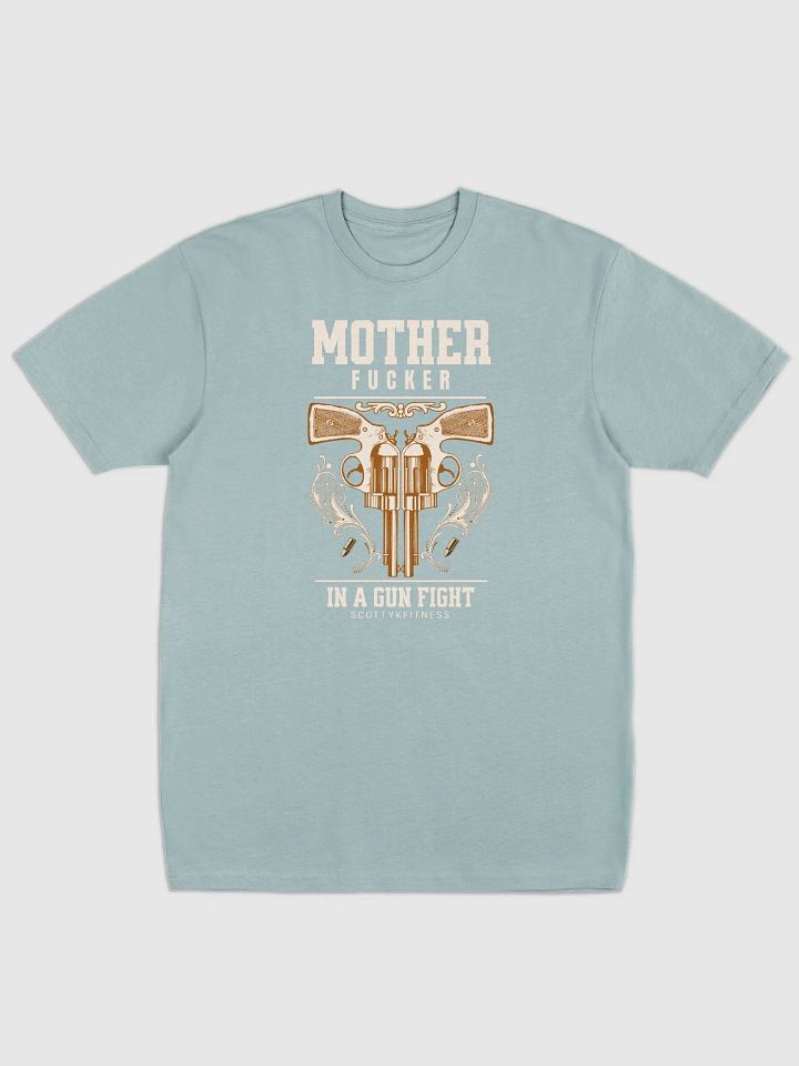 MF in a Gun Fight Unisex Heavyweight Tee product image (1)