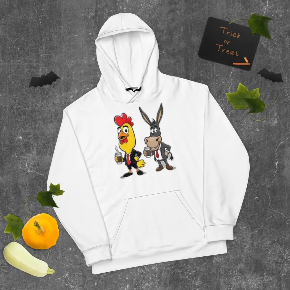 Coffee Break Cartoon Unisex Hoodie product image (9)