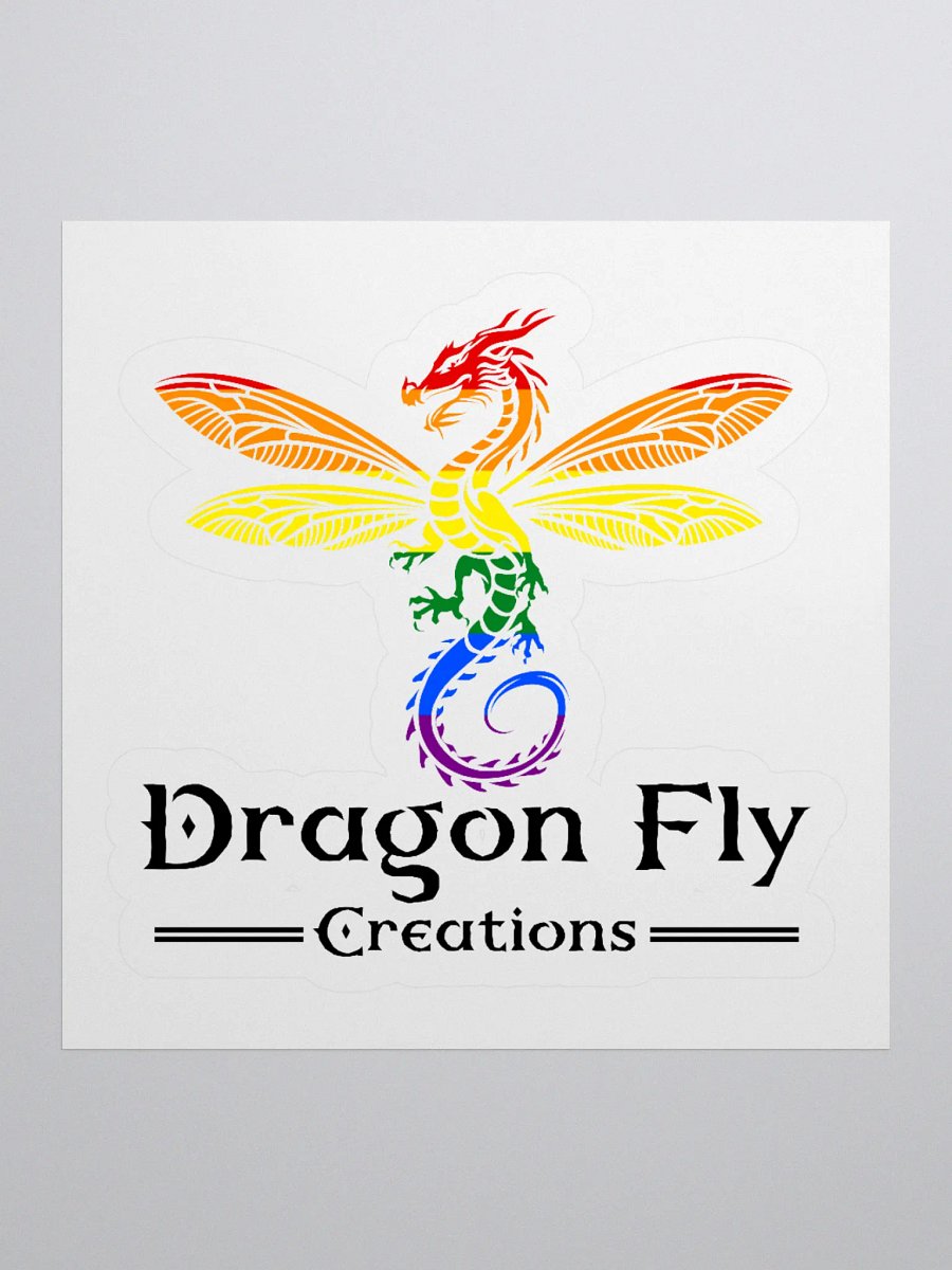 Dragon Fly Creations Pride Sticker product image (3)