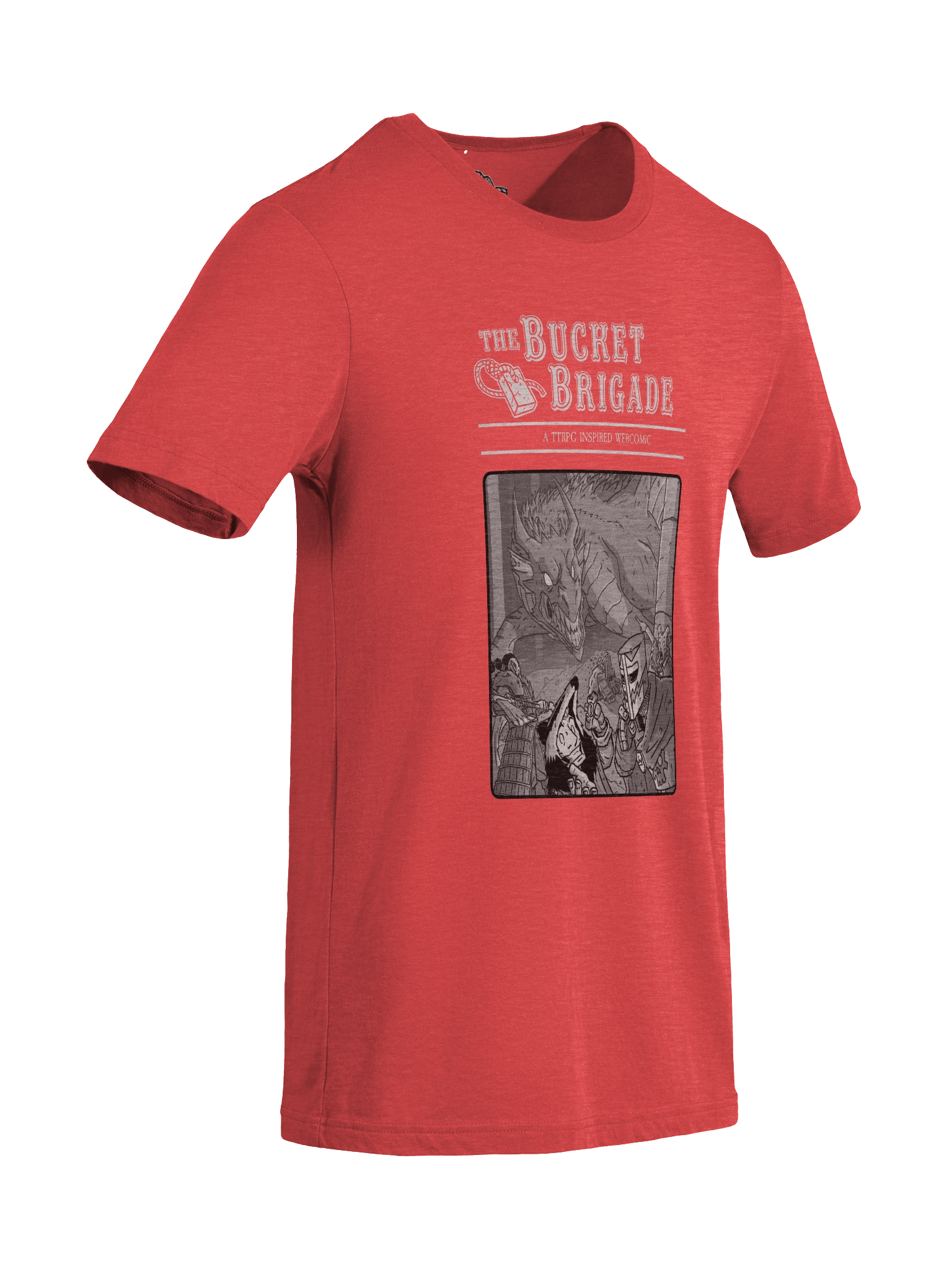 Red Box Short-Sleeve Triblend Shirt product image (44)