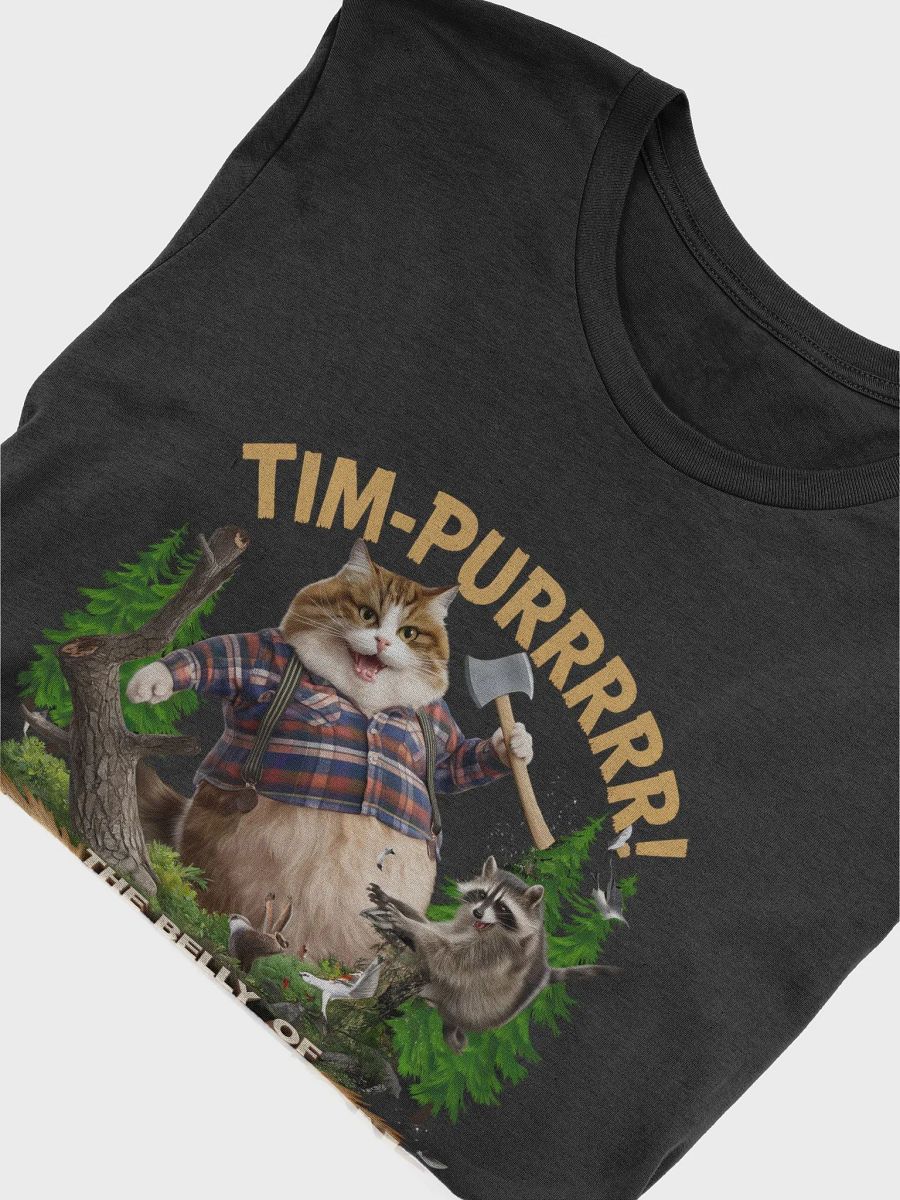 Belly of Destruction Lumberjack Cat T-Shirt product image (5)