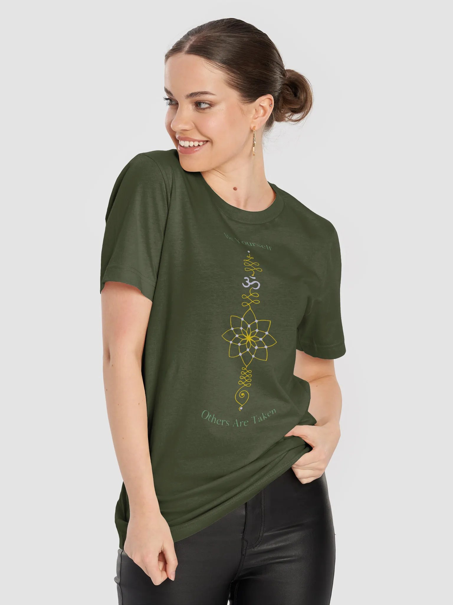 Be Yourself Others Are Taken Geometric Swirls T-Shirt product image (2)