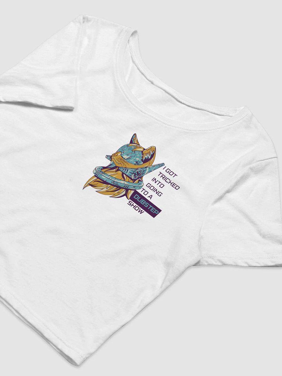 Got Tricked into going to a Dubstep show soft crop top baby tee product image (9)