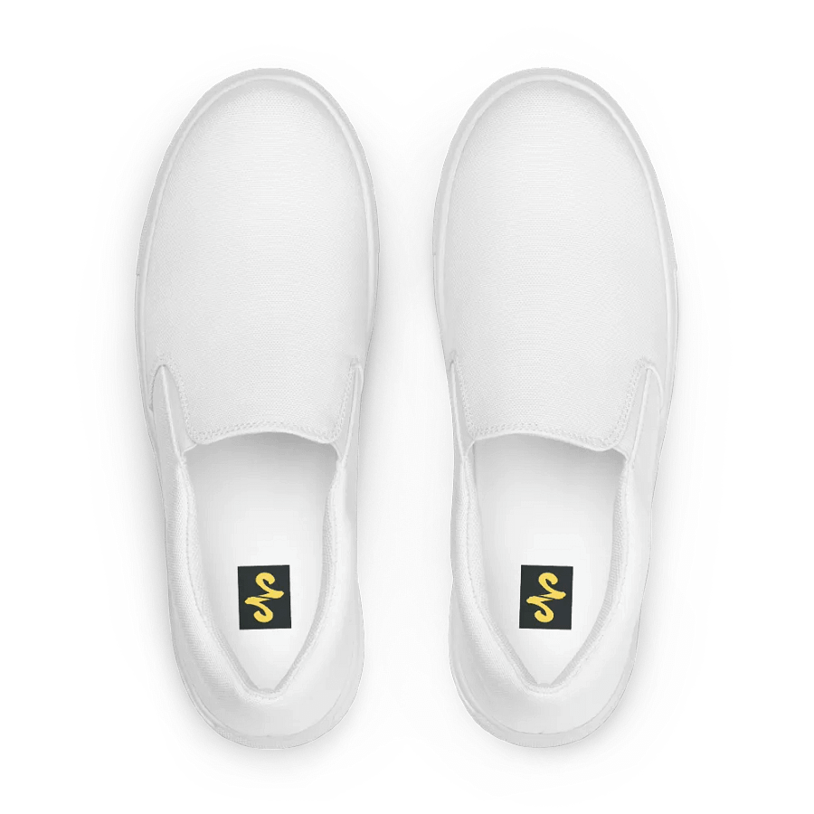 Women's Slip-On Canvas Shoes color - White product image (4)