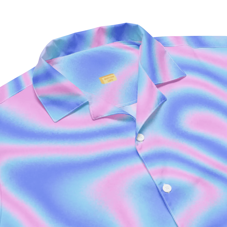 Psychedelic Hologram Unisex Hawaiian Shirt product image (5)