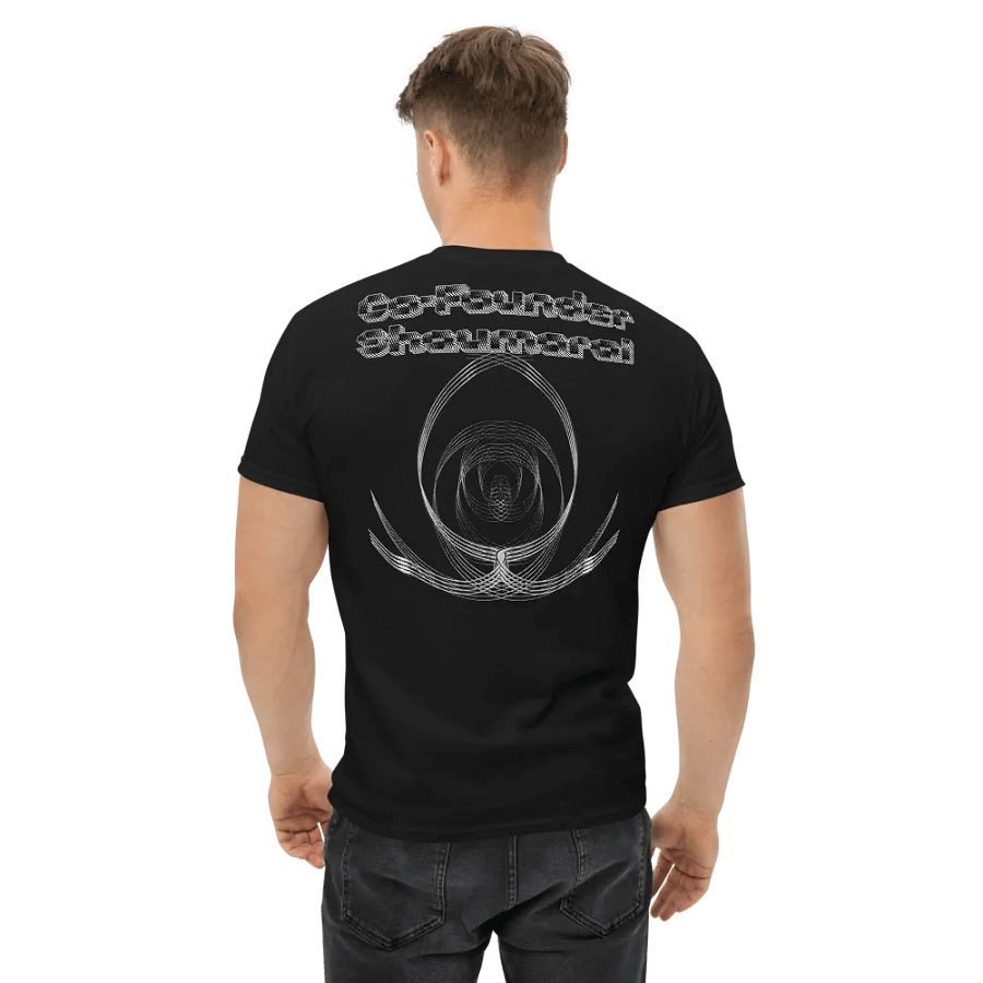 Heavyweight T-Shirti - Embroidered - Co Founder Shaumarai - White HApex Gear White Logo product image (8)