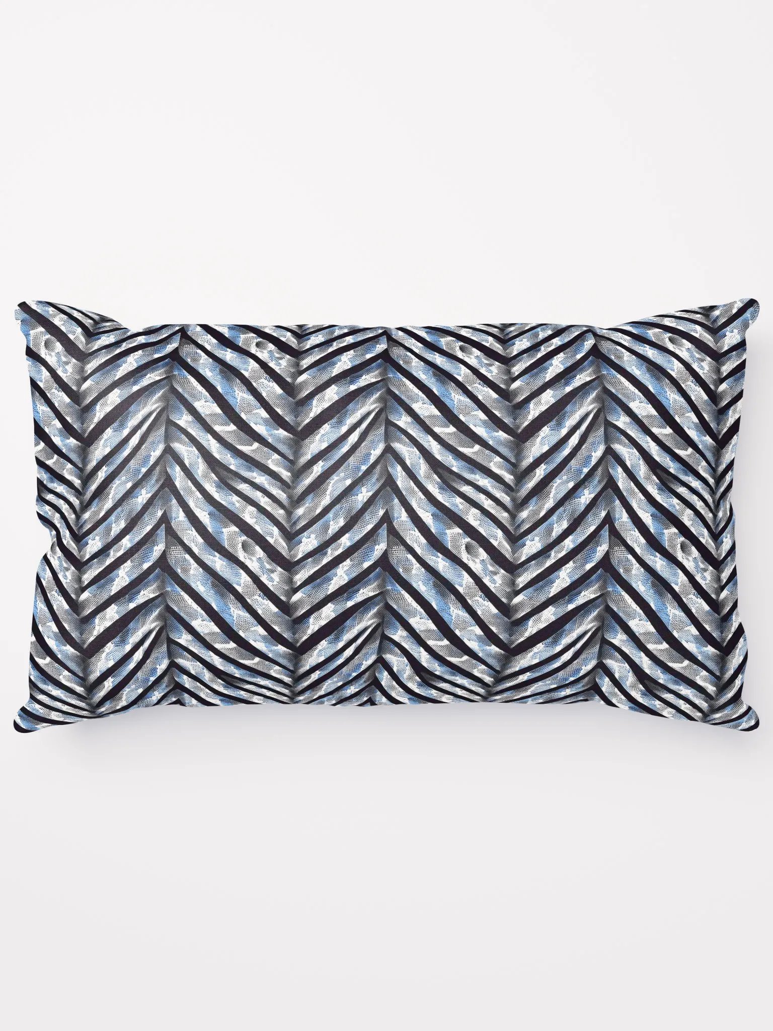 Blue Grey Snake Skin Pillow product image (14)