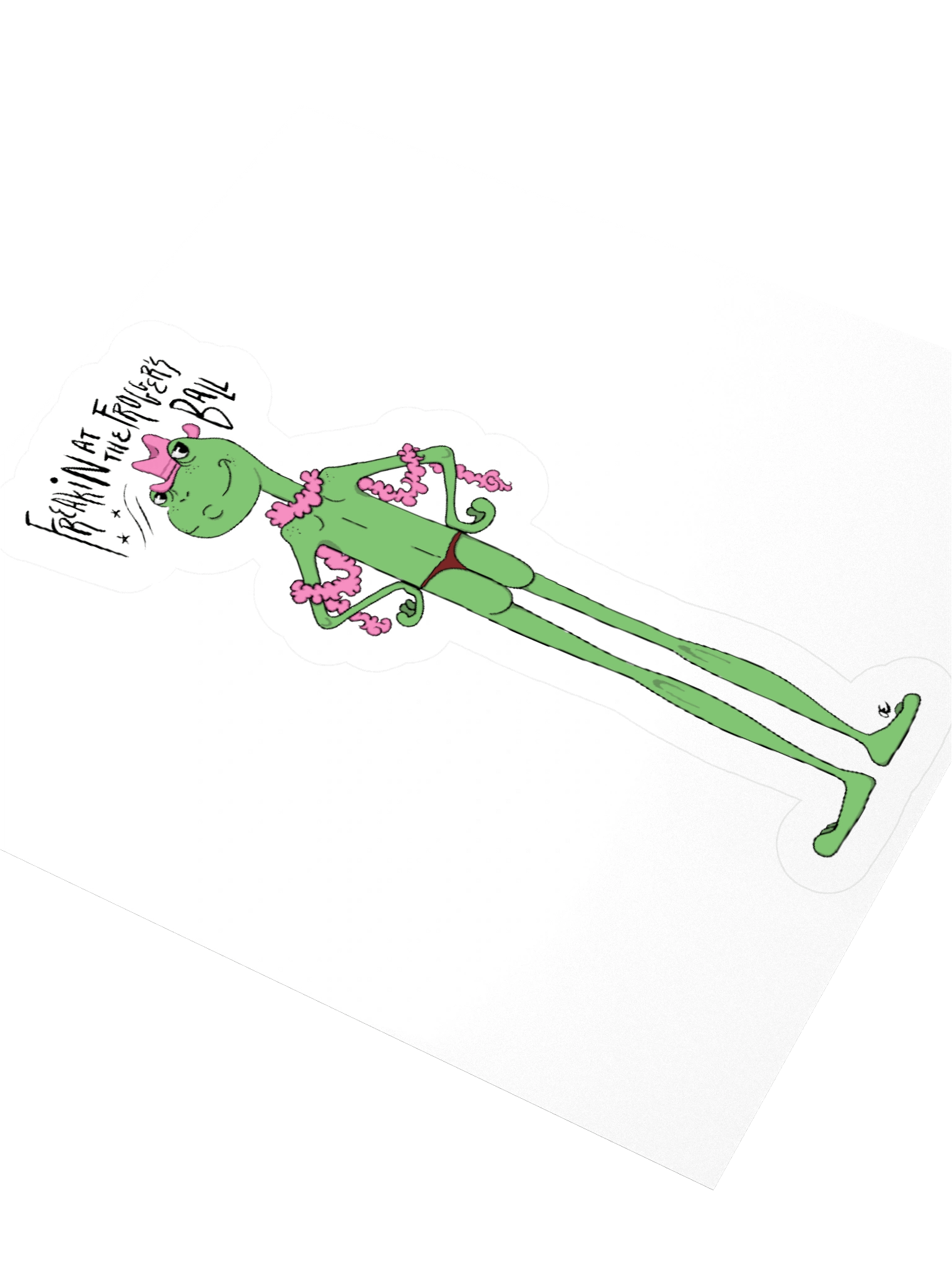 Freakin' At The Frogger's Ball Sticker product image (3)