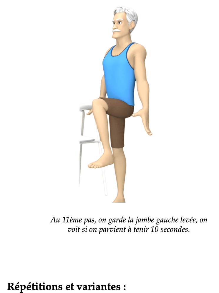 Exercices équilibre et stabilité 10 minutes d'exercices à faire à la maison product image (8)