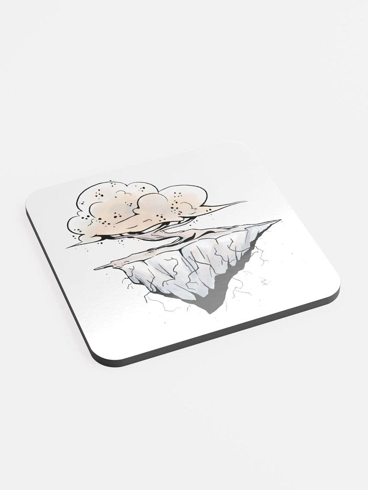 Soil and Tree | Glossed Cork Coaster product image (2)