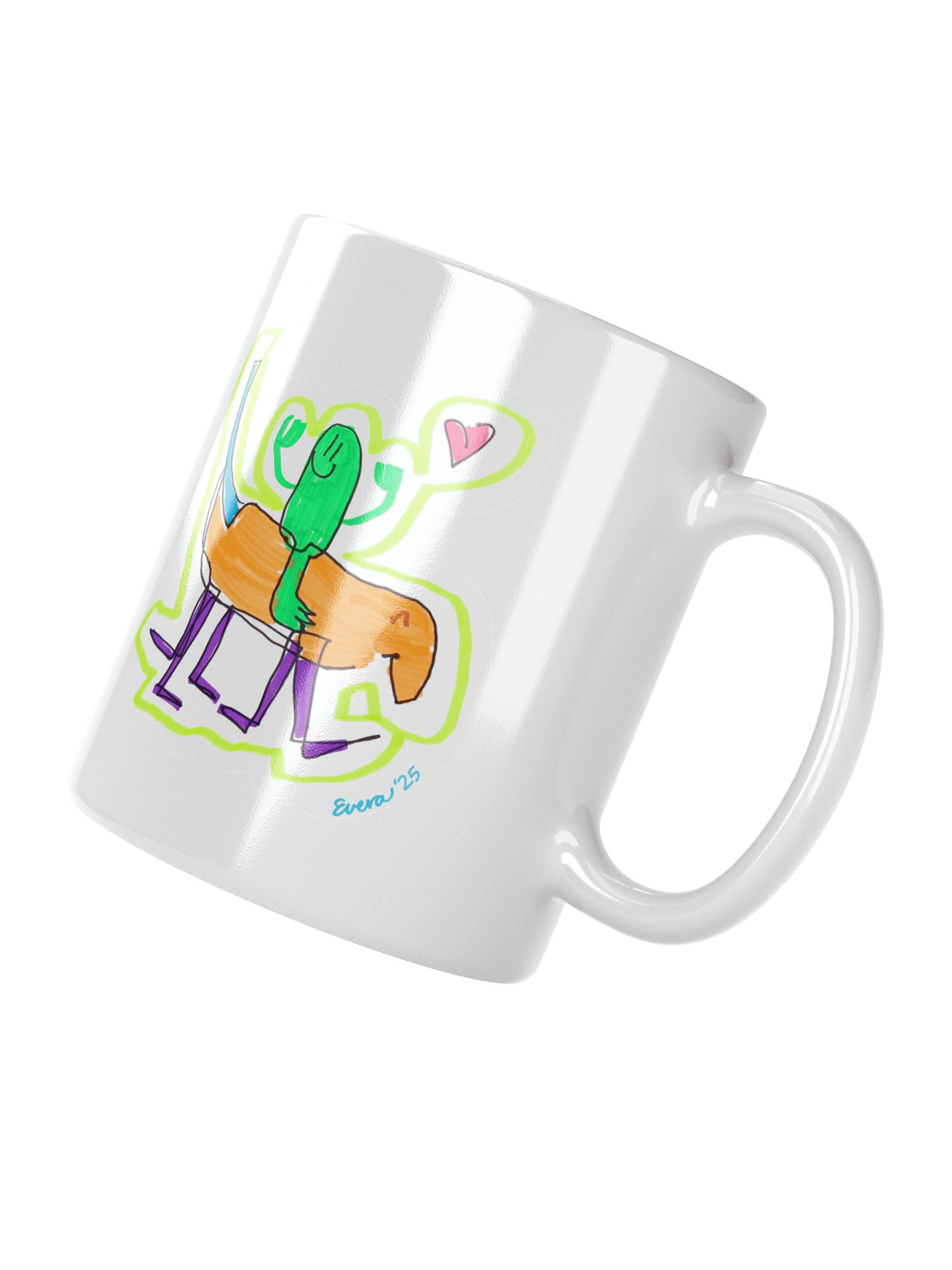 Pickle Riding a Five-Legged Corndog Mug product image (2)