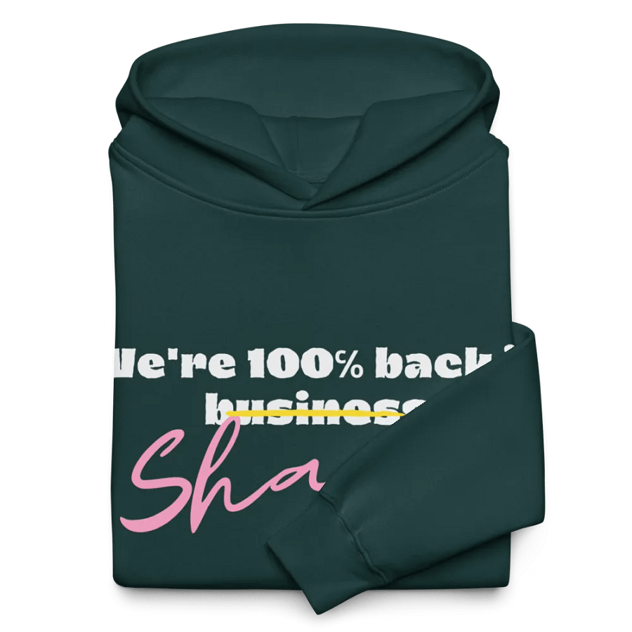 We're 100% back in shape hoodie product image (11)