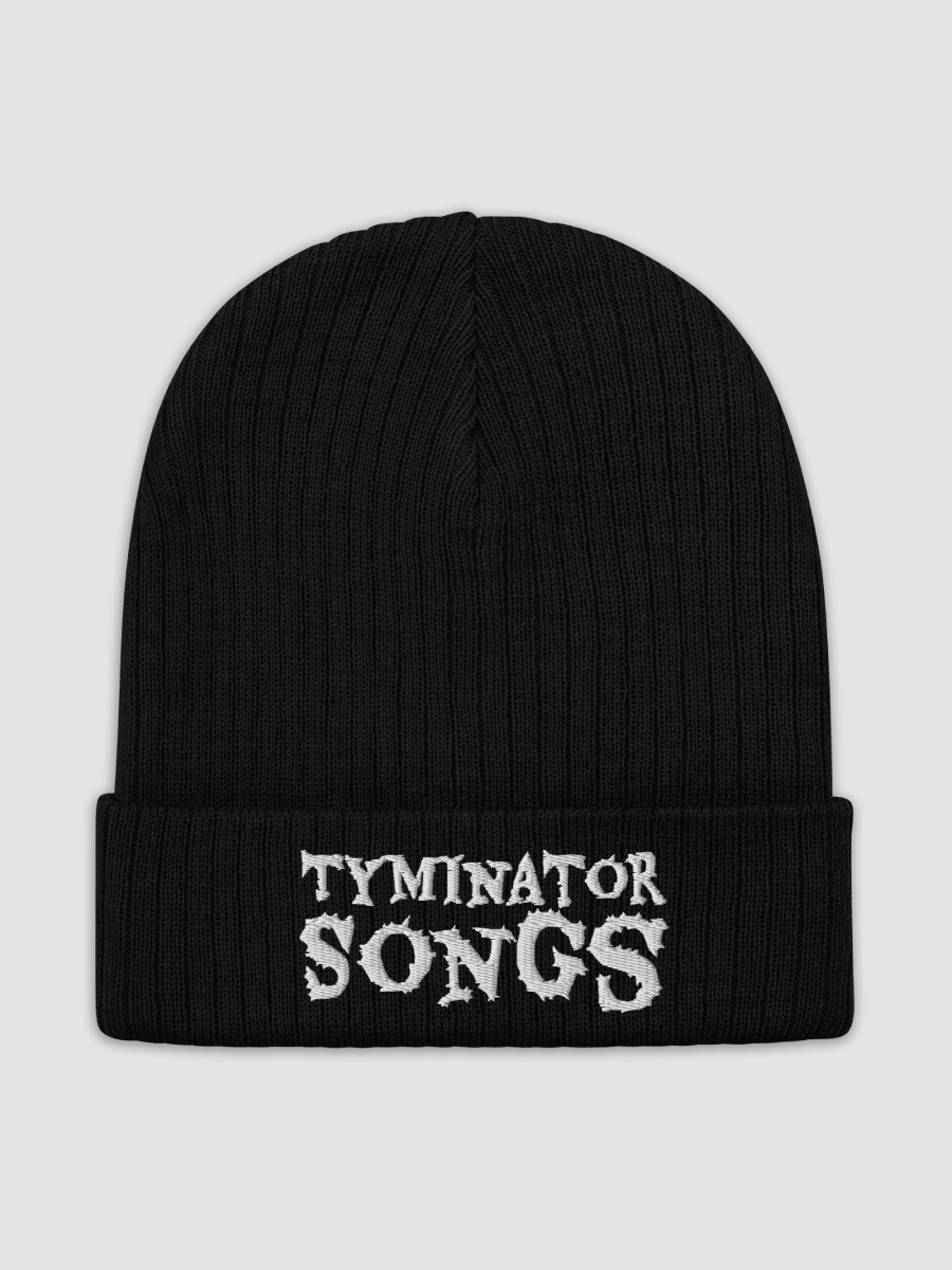 [Tyminatorsongs] Ribbed knit beanie (3D Puff) product image (2)