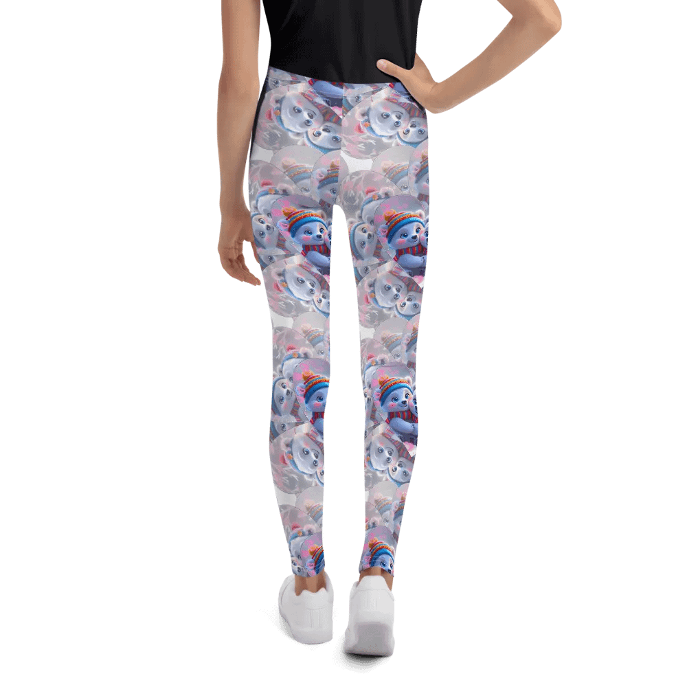Whimsical Polar Bears Pattern Leggings - Winter Fashion Statement product image (3)