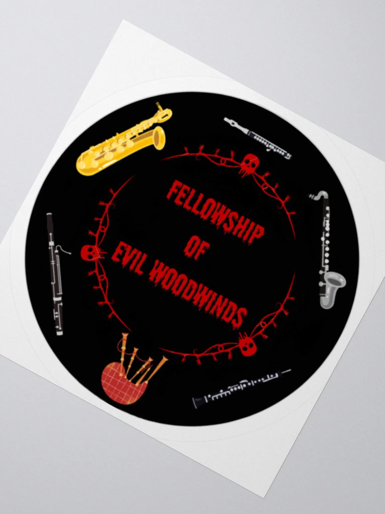 Fellowship of Evil Woodwinds Sticker product image (1)