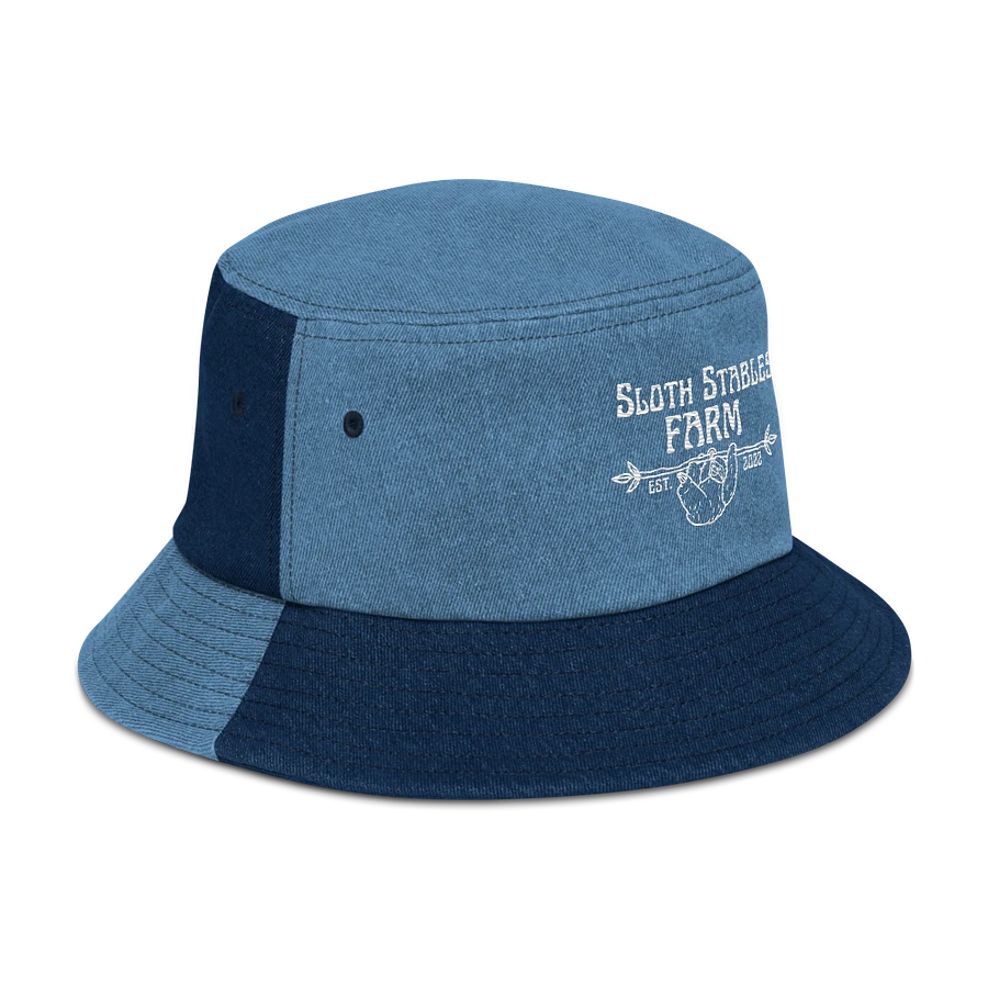 Sloth Stables Farm Bucket Hat - White Emroidery product image (2)