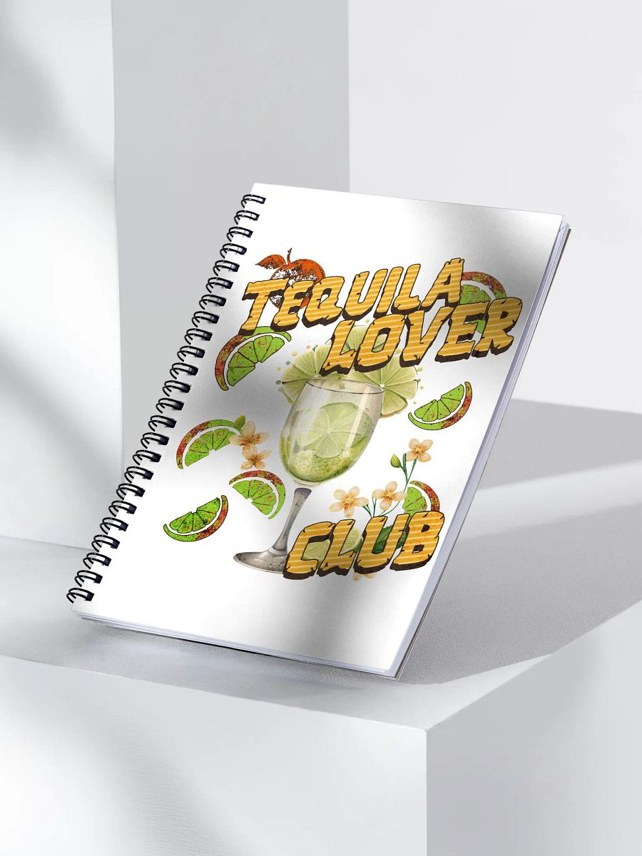 Tequila Lover Club Lime & Love Spiral Notebook product image (3)