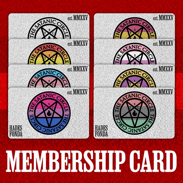 The Satanic Circle - Membership Card product image (1)