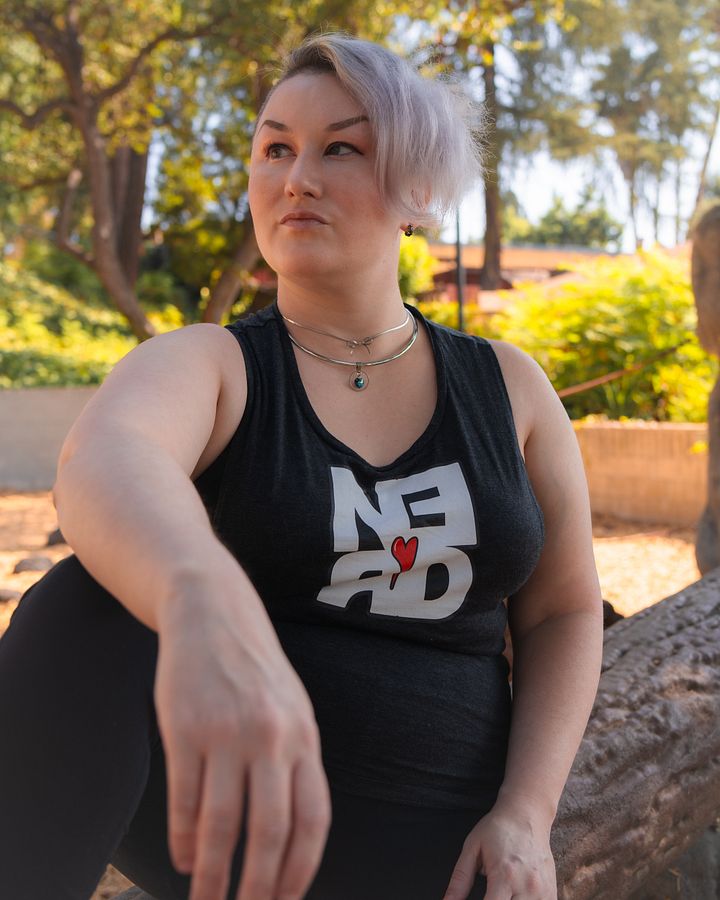 Nerd Heart Women's Tank Top product image (1)